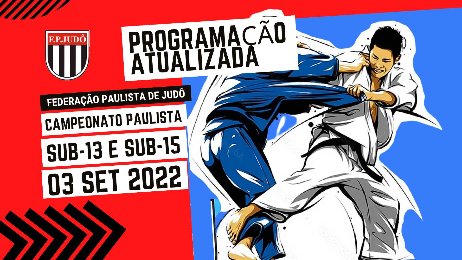 Atualização Campeonato Paulista Fase Final Sub13 Aspirante e Sub15 Divisão Especial
