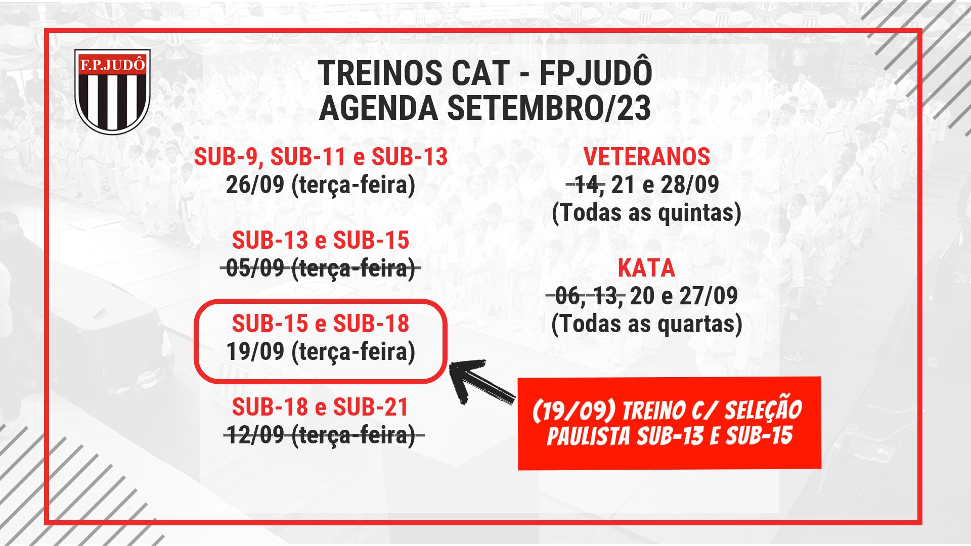 Informativo Treino CAT - set/23 - 2
