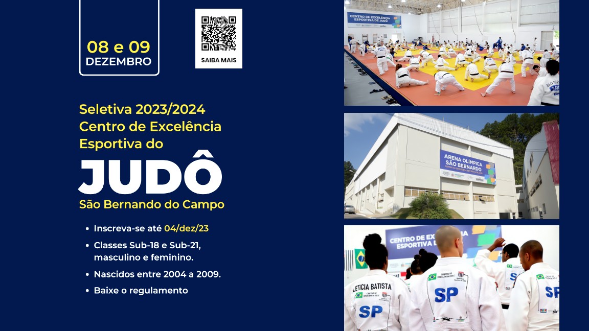 Seletiva Centro de Excelência Esportiva do Judô 2023/2024