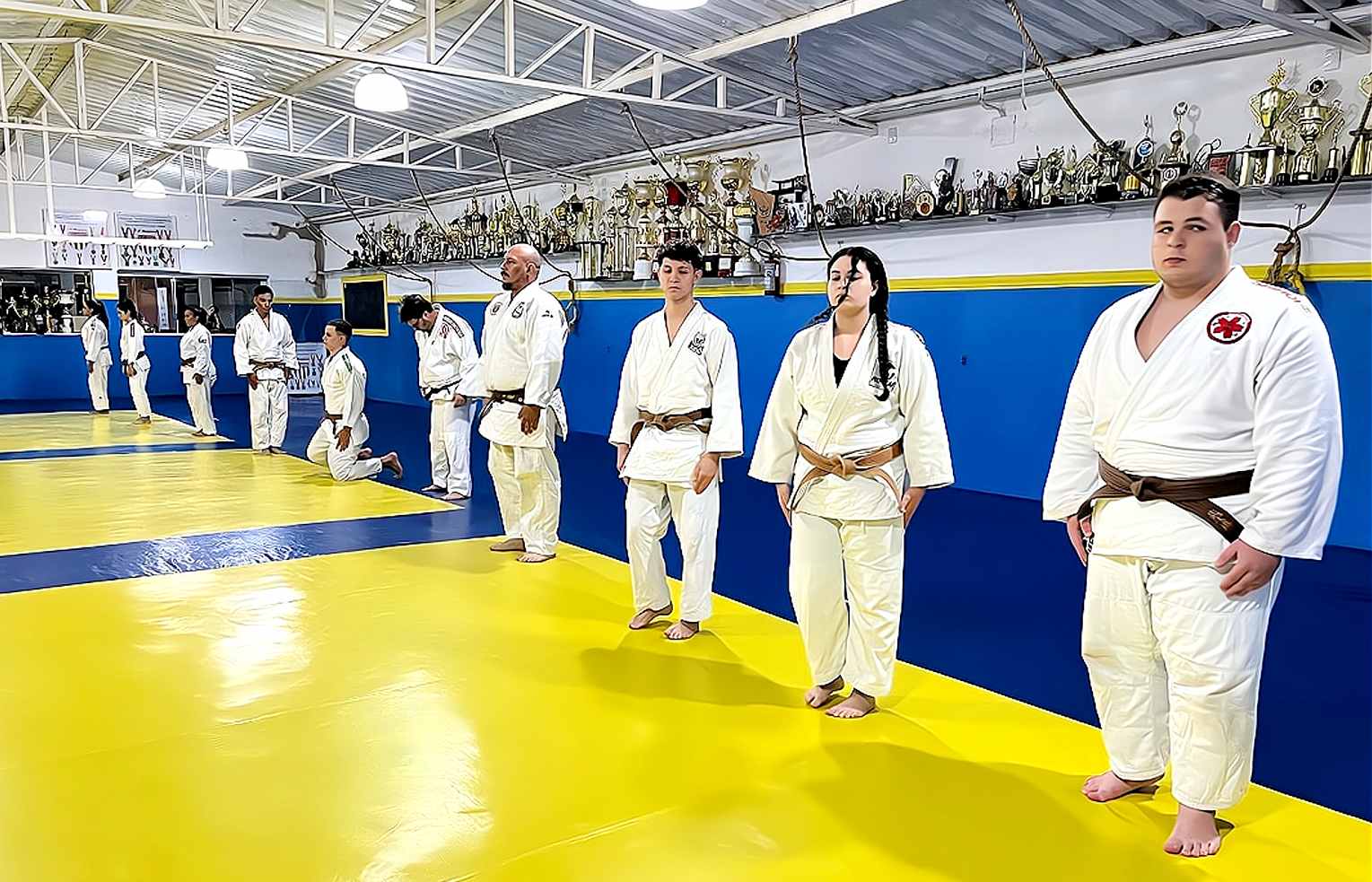 Evento reuniu dezoito judocas com o objetivo de se preparar para o exame de graduação